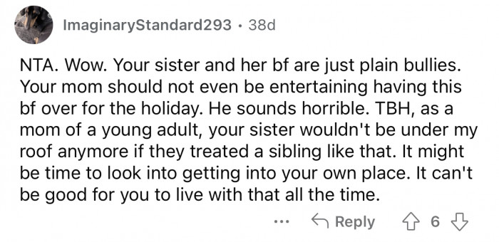 OP might want to consider moving out and finding a place of her own.