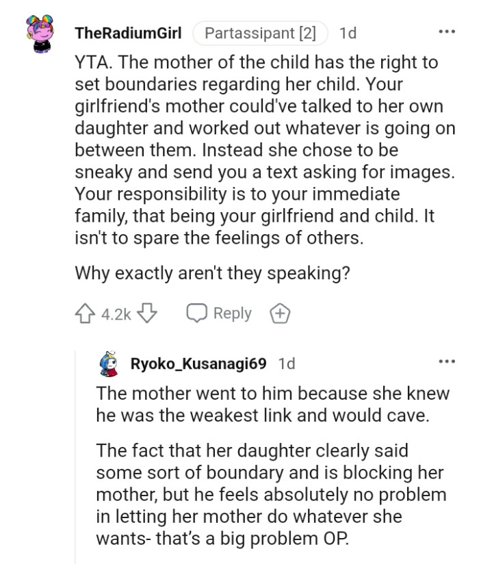 The OP's responsibility is to his immediate family