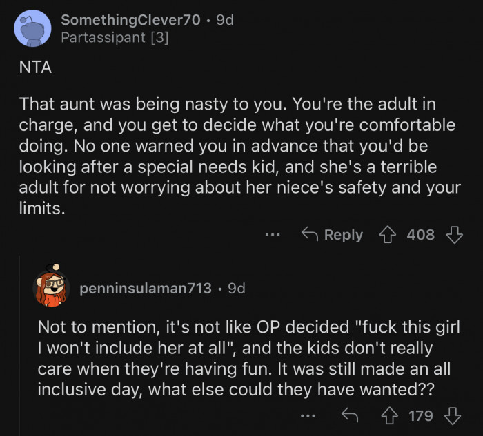 The kids don't even care about the plan change.