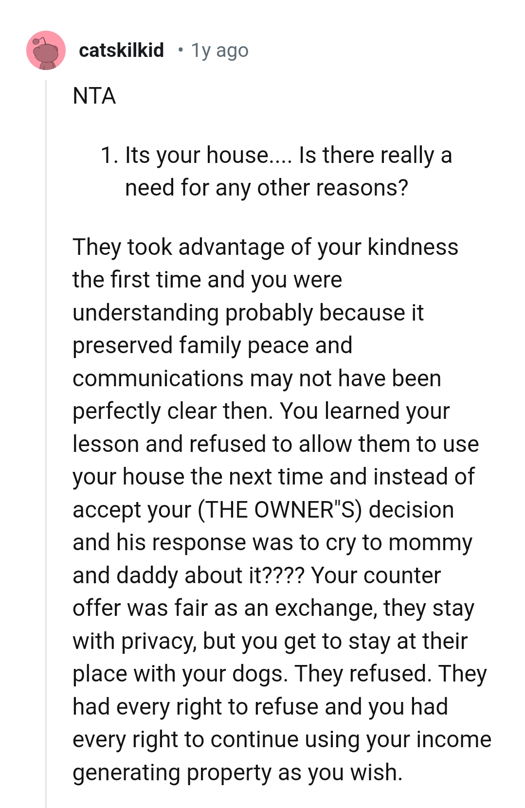 They took advantage of the OP's kindness