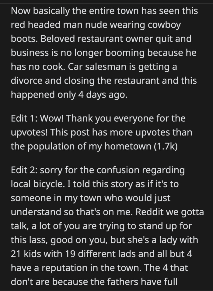 We can see why people won't support a business owned by a shady character