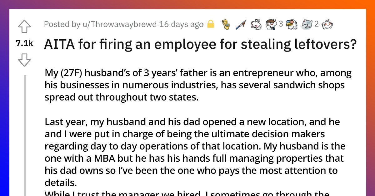 Manager Fires Single Mom Employee For "Stealing" Throwouts, Online Community Reacts