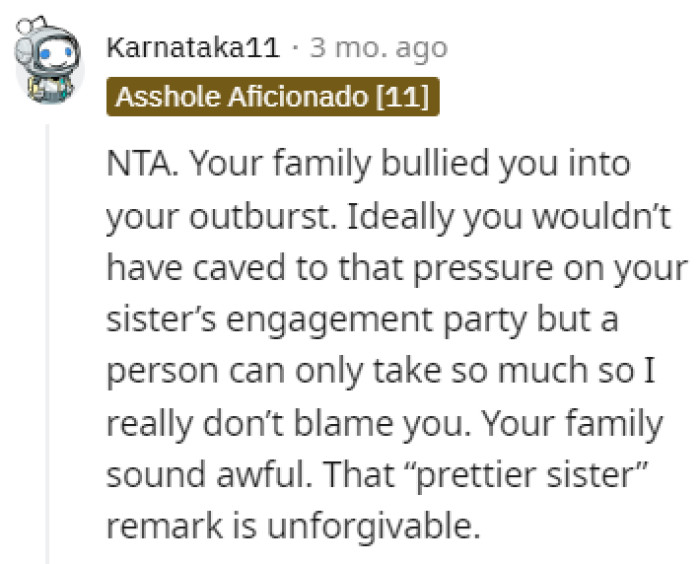 Bullied into an outburst