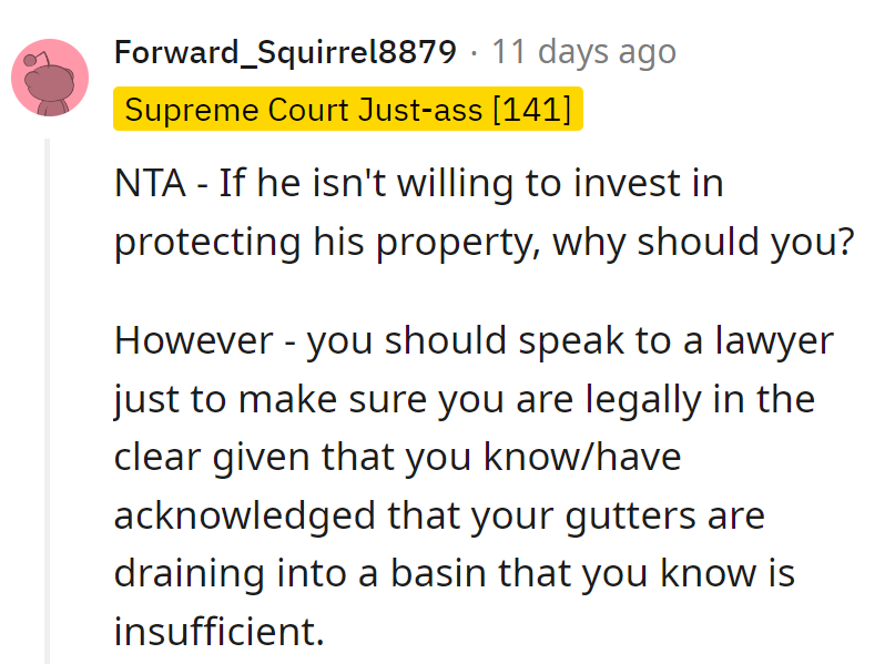 Not his flood, not his bill! Legal advice: the ultimate flood insurance!