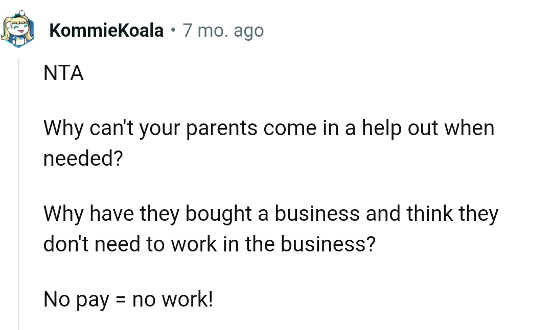 And the Comments from Other Redditors Roll In...