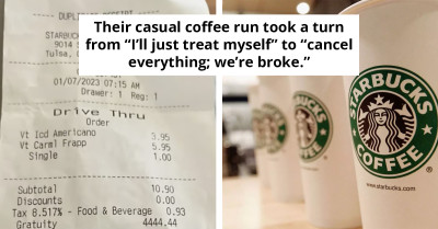 Couple’s Holiday Plans Go Up In Smoke After Starbucks Charges Them $4,444 Tip For Two Coffees