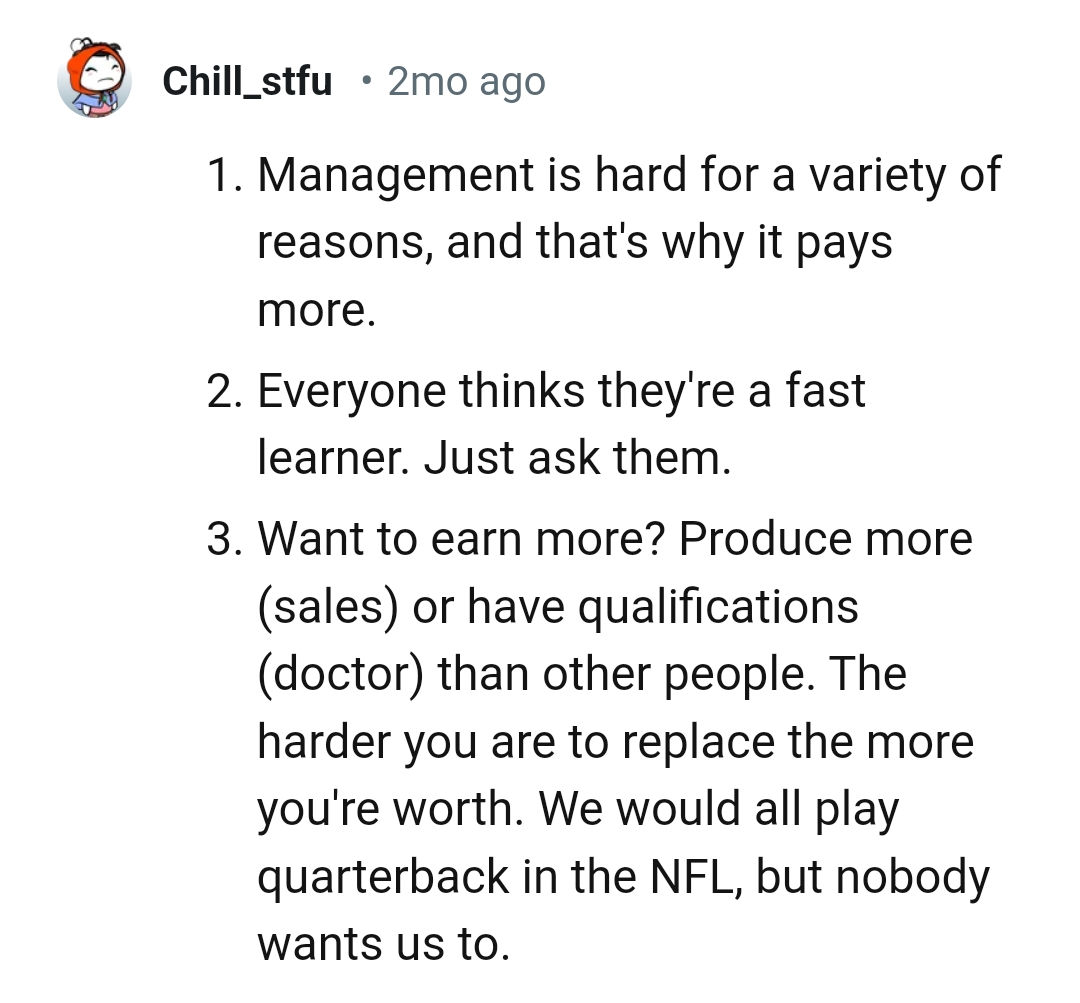 Everyone thinks they're a fast learner