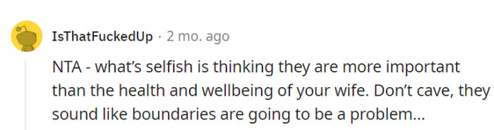 Giving in to such demands is not an option.