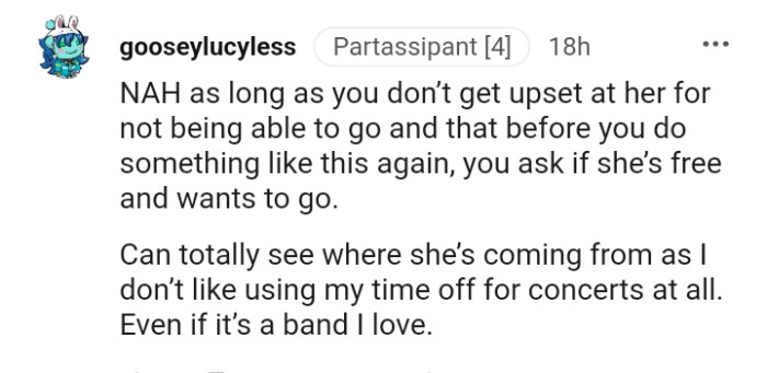 This Redditor can totally see where the OP's girlfriend is coming from