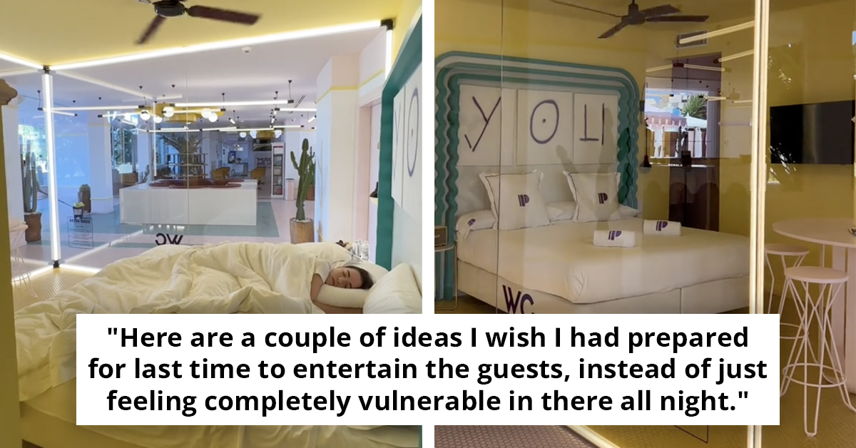 Couple Share Intriguing Footage From Their Stay In Glass Hotel Room—Totally Exposed And Vulnerable