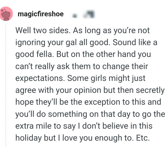 Some girls might just agree with the OP's opinion