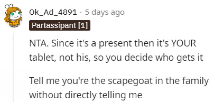 The scapegoat in the family