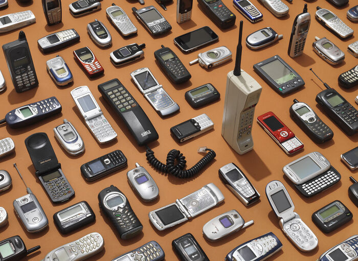 "Old Mobile Phones Beautifully Shot"