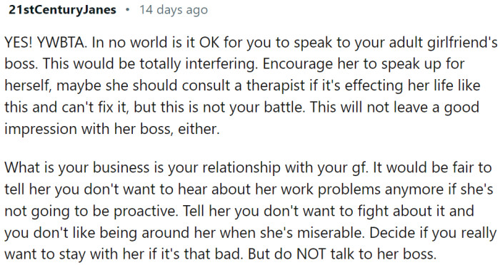 This Redditor makes sense: