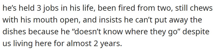 She said her brother is autistic but also lazy: