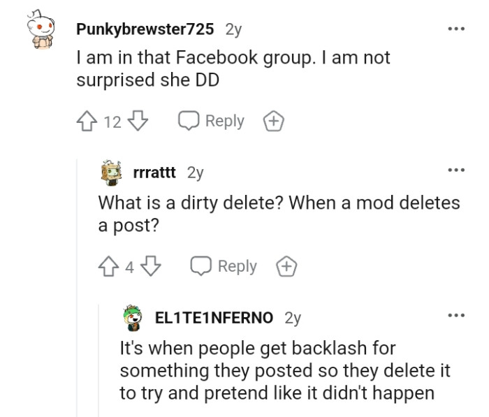 This Redditor is in that Facebook group