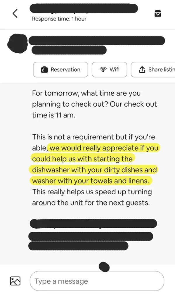These Airbnb owners and their ridiculous requests