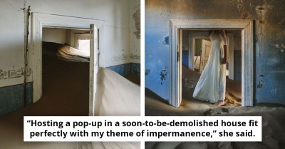 Photographer Captures 21 Surreal Photos Of Desert Sand Swallowing An Entire Town