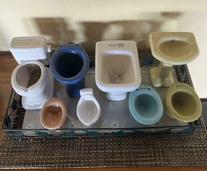 "My Miniature Toilet Seat/Sink Collection"