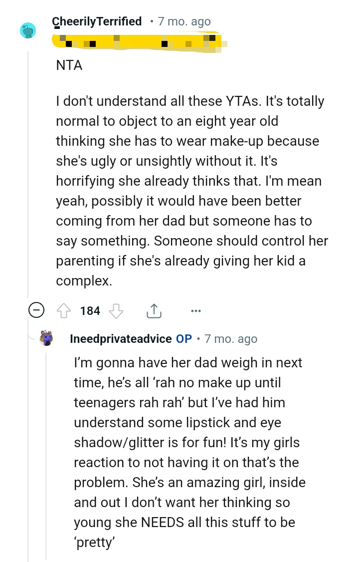 Someone should control her parenting