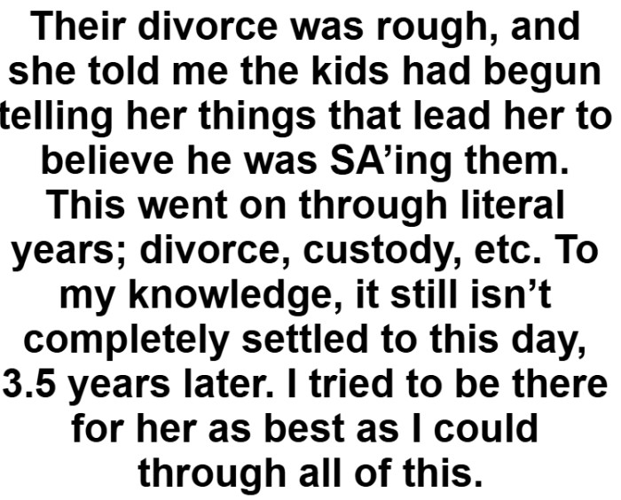 It seems like there is a lot of baggage here.