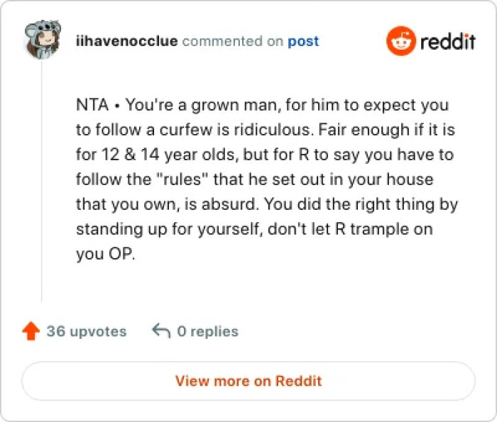 The rules don't apply to the OP.