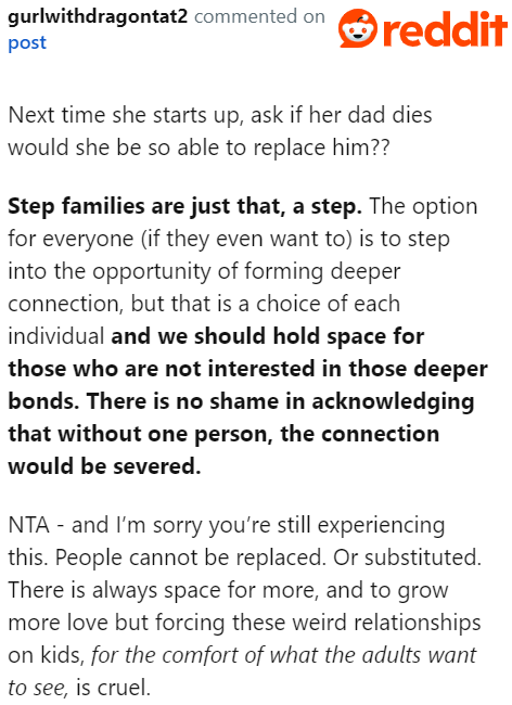 The OP's sister should also recognize that it's up to the OP to decide whether or not she wants a relationship with her stepdad.