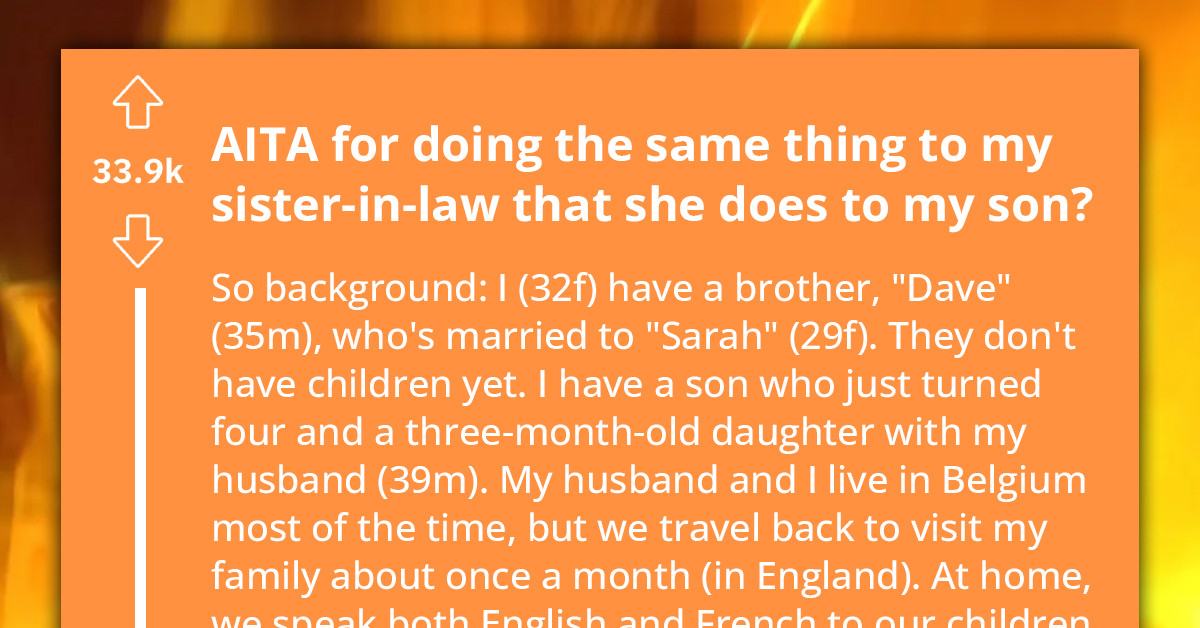 Woman Takes Sweet Revenge On SIL For Scolding Her Bilingual Son To Tears Due To His Innocent Language Mixup
