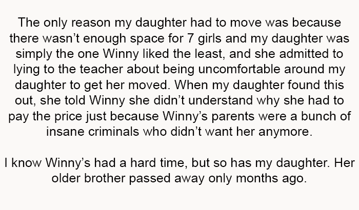 I Know Winny’s Had a Hard Time ...