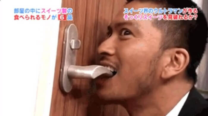 12. A variety show in Japan features a game that challenges players to determine which items are made of chocolate.