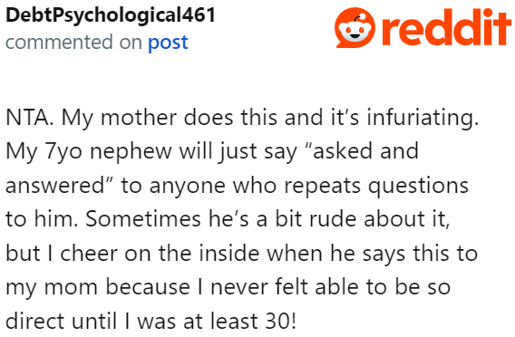 This Redditor's nephew will grow up well.
