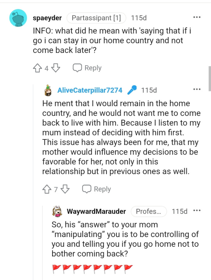 And the comments from other Redditors roll in...