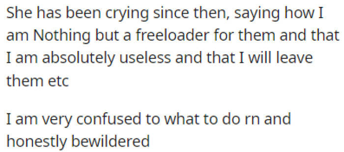 OP has been bombarded by insults since then