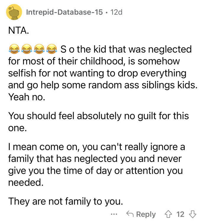 “You should feel absolutely no guilt for this one.”