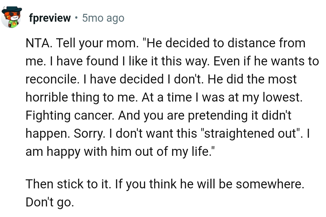 You're pretending it didn't happen