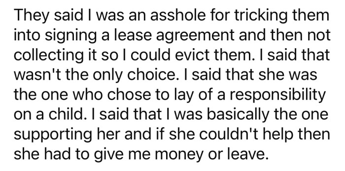 The in-laws didn't take it well and accused OP of tricking them.