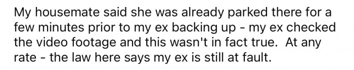 OP's ex discovered later that the tenant lied to her.