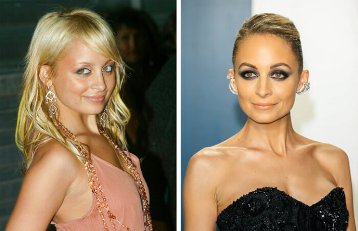13. Nicole Richie (2004 And Now)