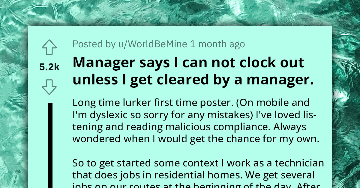 Man Shares How He Milks Extra Pay From Work Everyday After He Maliciously Complied To His Manager's Rules