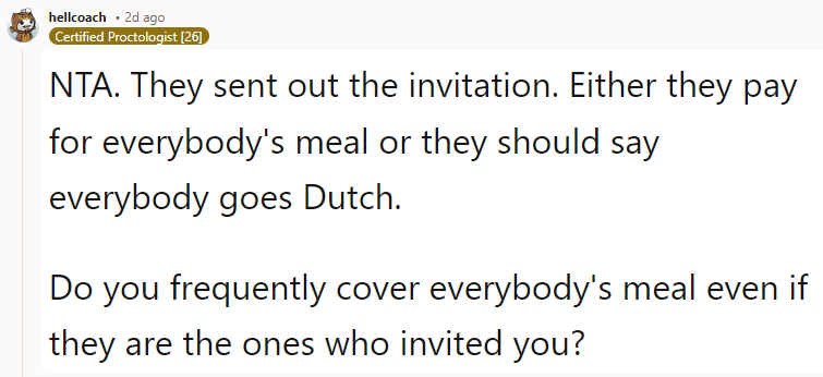 NTA. They sent out the invitation