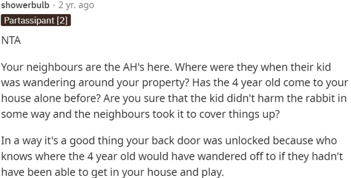 Neighbors' negligence is worrying