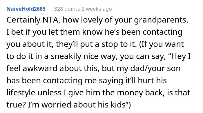 How lovely of your grand parents