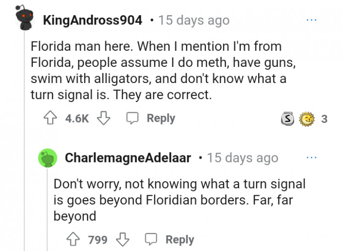 Floridians aren't left out