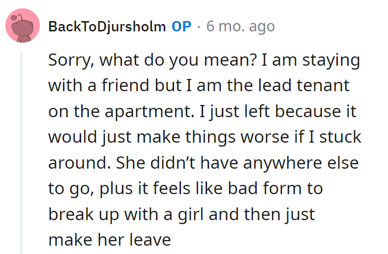 Looks like he's not just a lead tenant but also a leading gentleman.