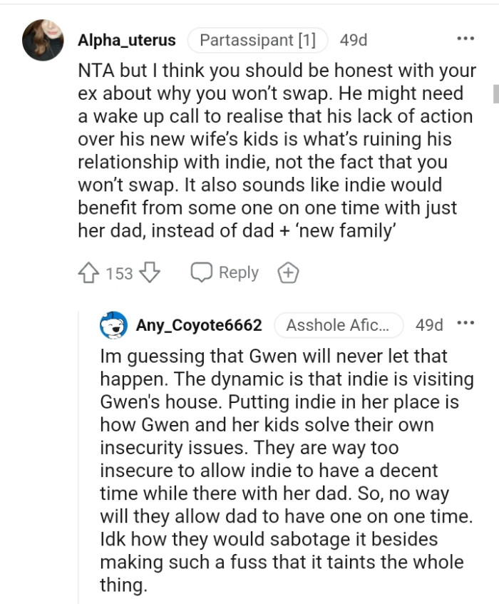 OP's ex might just need a wake up call