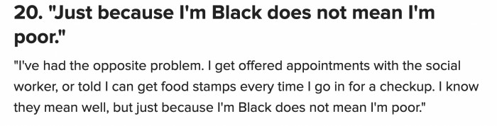 20. They could’ve at least asked first instead of assuming.