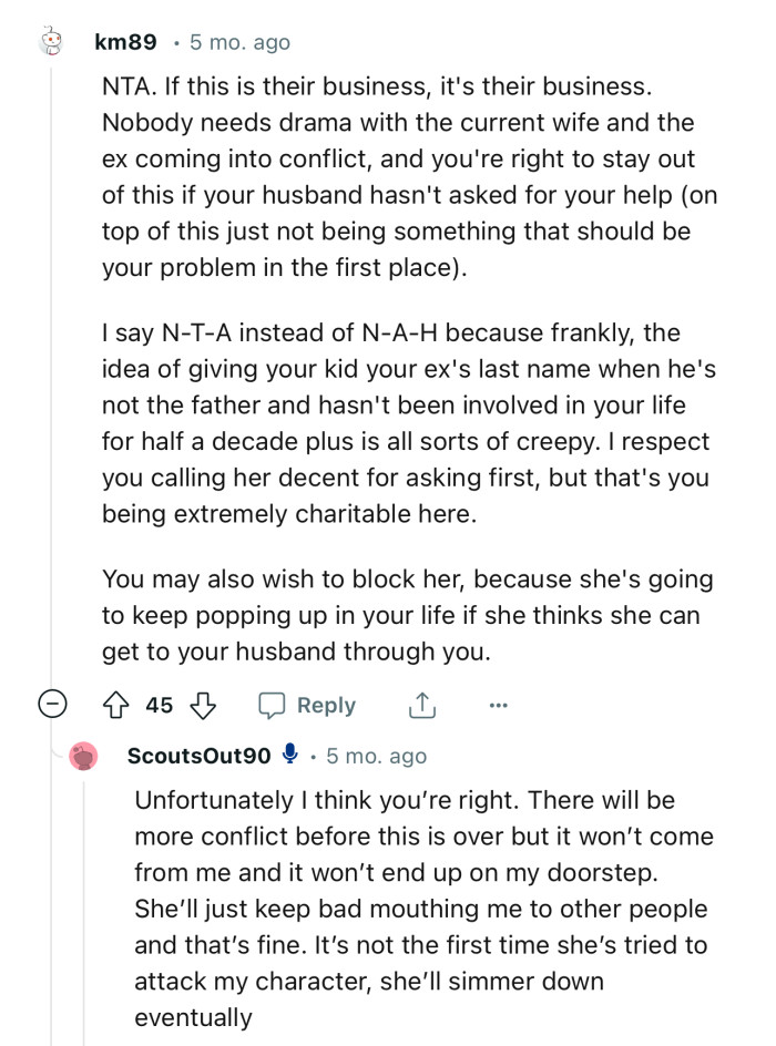 “NTA. I respect you calling her decent for asking first, but that's you being extremely charitable here.”