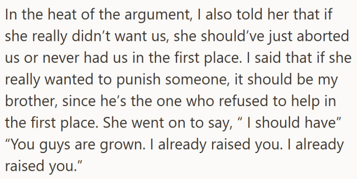 The argument turned devastating, revealing just how broken their bond had become.