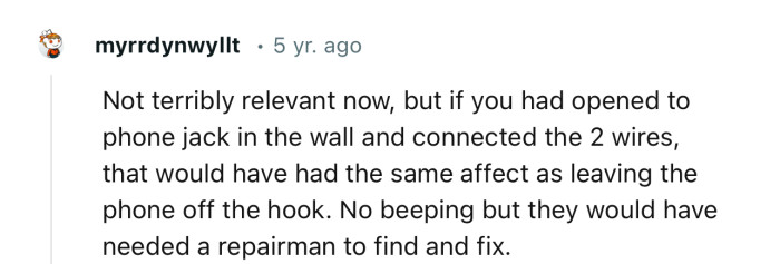 This pro level petty revenge. All the physical evidence would be behind the wall