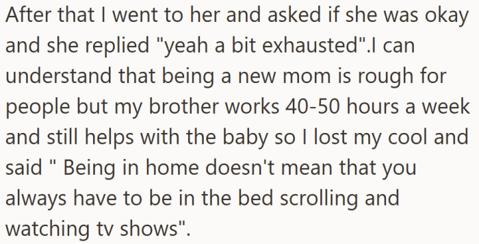 One moment he was offering support, the next he was delivering the kind of “truth” that never lands well.